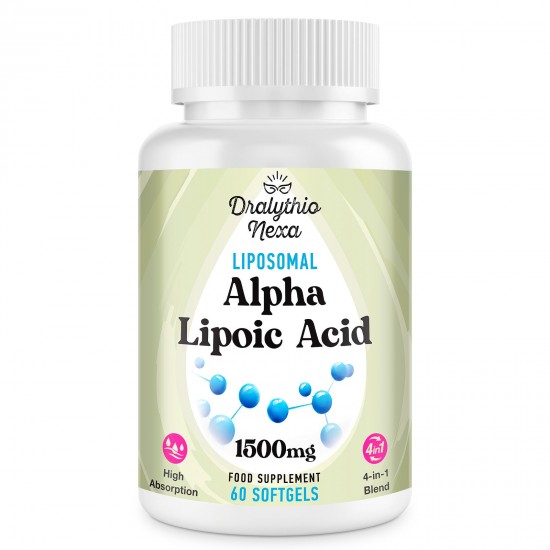 Dralythionexa Dietary Supplement Liposomal Alpha Lipoic Acid 1500mg Softgels Dralythionexa Dietary Supplement Liposomal Alpha Lipoic Acid 1500mg Softgels