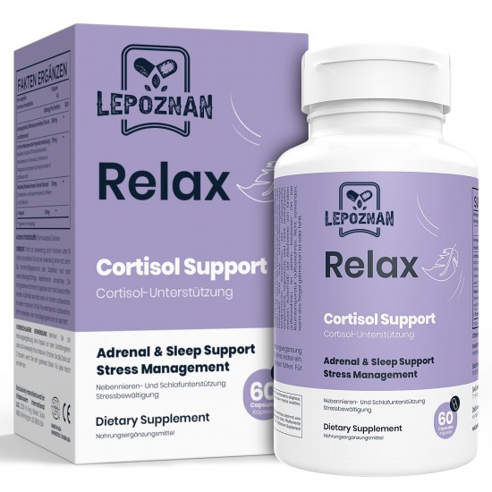 LEPOZNAN Relax Cortisol Support Dietary Supplement LEPOZNAN Relax Cortisol Support Dietary Supplement