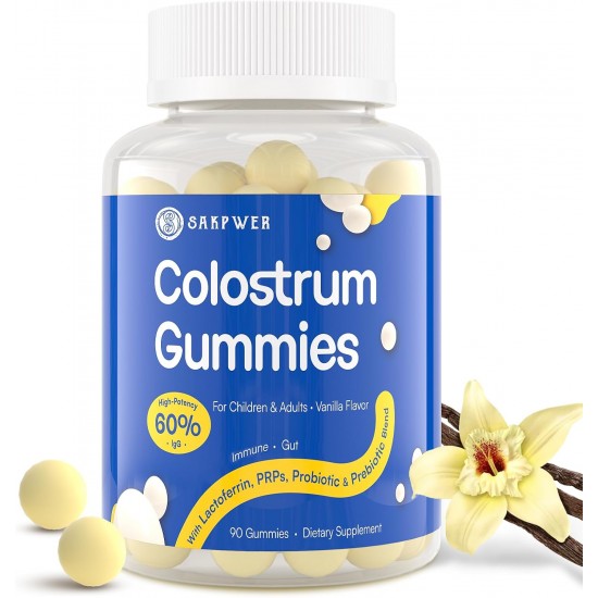 SAKPWER Dietary Supplement Bovine Colostrum Supplement Gummies SAKPWER Dietary Supplement Bovine Colostrum Supplement Gummies