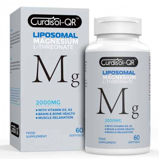 Curdisol-QR Liposomal Magnesium L-Threonate Food Supplement Softgels Curdisol-QR Liposomal Magnesium L-Threonate Food Supplement Softgels