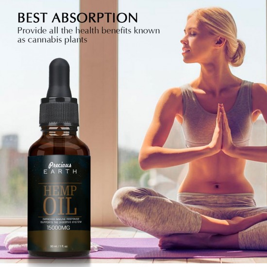Precious Earth 15000mg, Broad Spectrum Hemp Oil Extract, Premium Organic Extracts, Made in USA Precious Earth 15000mg, Broad Spectrum Hemp Oil Extract, Premium Organic Extracts, Made in USA